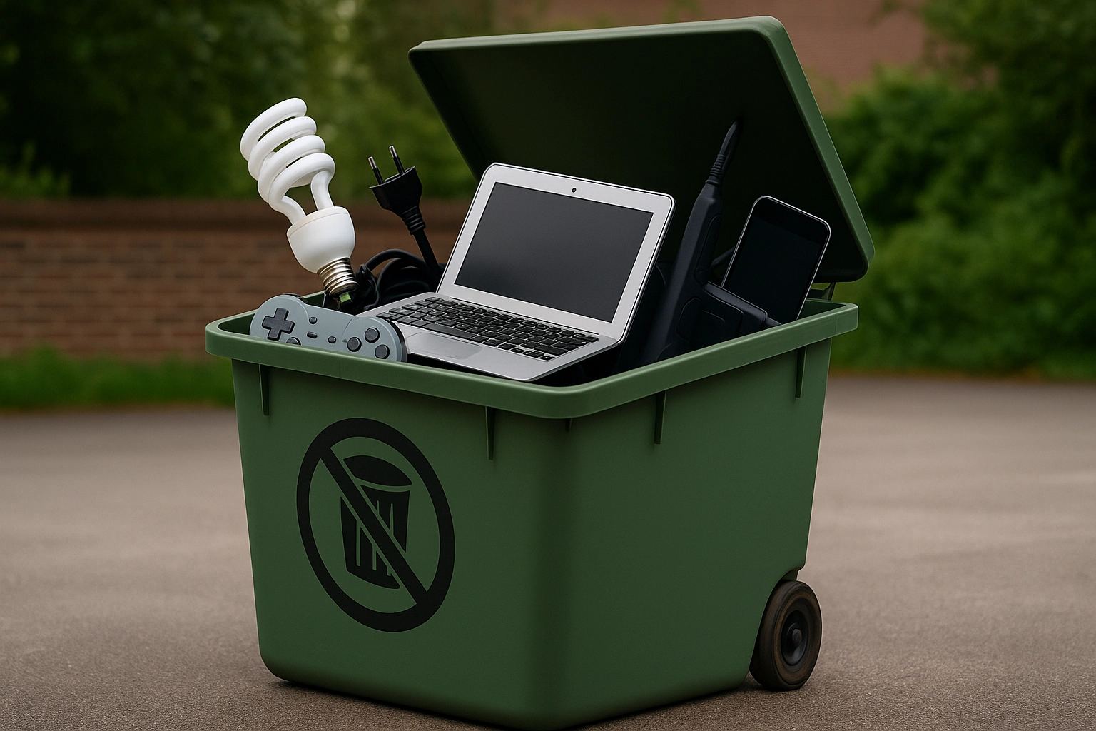 Elektroodpad do bežného odpadu nepatrí