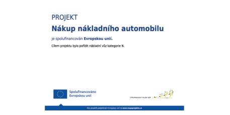 PROJEKT: Nákup nákladního automobilu