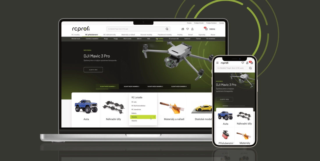 Kontakty e-shop RCprofi
