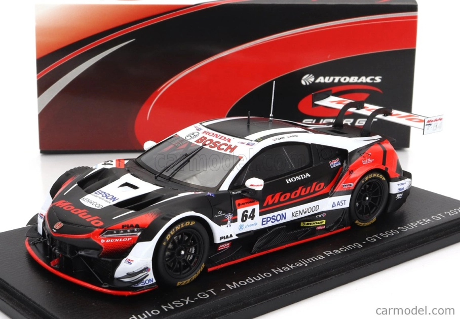 Spark-model Honda Nsx-gt Team Modulo Nakajiama Racing N 64 Gt500 Class ...