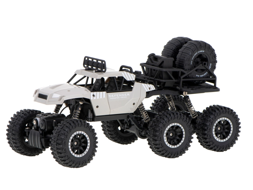 RC crawler Pick up 6x6, stříbrná | RCprofi.cz