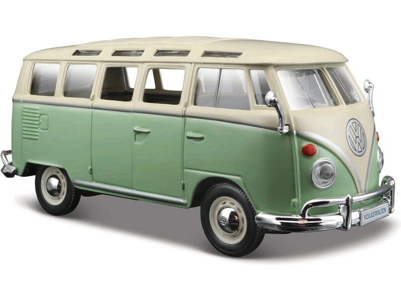 Maisto Volkswagen Van Samba 1:25 zeleno/krémová | RCprofi.cz