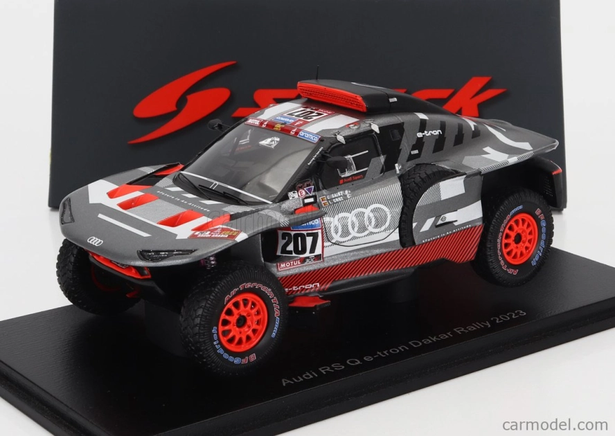 Spark model Audi Q E-tron Rs Tím Audi Sport N 207 Rally Dakar 2023 ...