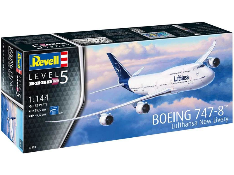 Revell Boeing 747-8 Lufthansa New Livery (1:144) | RCprofi.sk