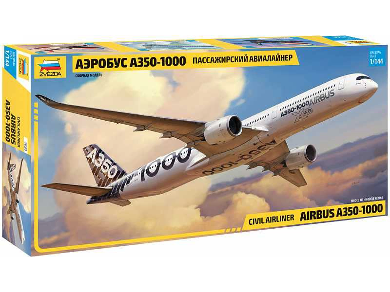 E*E様 Zvezda Airbus A350-1000 1/144 Zvezda Airbus A-350-1000 (1:144) | RCprofi.cz