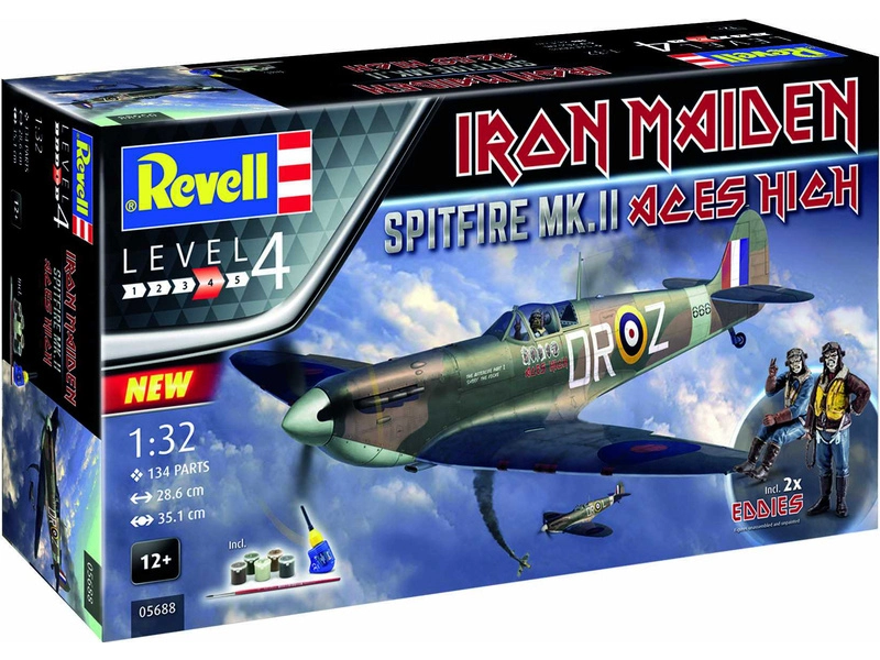 Revell Spitfire Mk.II Aces High Iron Maiden (1:32) (giftset
