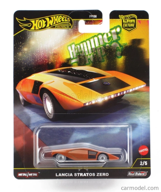 Mattel hot wheels Lancia Stratos Zero Bertone 1970 1:64 Copper Met