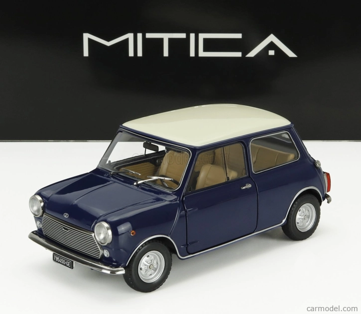 Mitica-diecast Innocenti Mini Cooper Mk2 1968 1:18 Modrá Ivory | RCprofi.cz