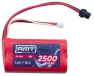 RMT models Li-Ion 2500 mAh 7,4V 15C SM