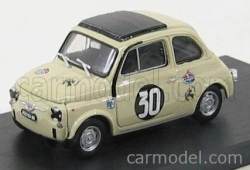 Brumm Fiat 500tv Giannini N 30 Coppa Carri Monza 1966 Campione D'italia Maurizio Zanetti 1:43 Ivory