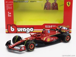 Bburago Ferrari F1  Sf-24 Team Scuderia Ferrari N 55 5th Emilia Romagna Imola Gp 2024 Carlos Sainz 1:43 Červená Černá