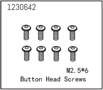 1230642 - Button Head Screws M2.5*6 (8)