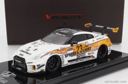 Truescale Nissan 35gt-rr Lb-silhouette N 23 Works Liberty Walk 2020 1:43 Biela žltá čierna