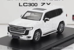 LCD model Toyota Land Cruiser Lc300-zx 2022 1:64 Biela
