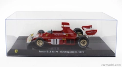 Edicola Ferrari F1 312 B3-74 N 11 Sezóna 1974 Clay Regazzoni - Con Vetrina - S vitrínou 1:24 červená biela