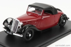 Edicola Citroen Traction 7c Avant Cabriolet Soft-top Closed 1934 1:24 Copper Black