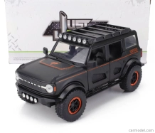 Jada Ford usa Bronco 2021 1:24 matná čierna oranžová