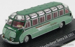 Edicola Setra Kassbohrer S8 Autobus Tourisme Et Voyages 1951 - Damage Display Box 1:72 2 Tóny Zelené