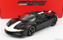 Bburago Ferrari Sf90 Stradale Spider Assetto Fiorano 2019 1:18 Black