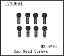 1230641 - Cap Head Screws M2.5*10 (8)