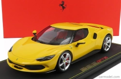 Bbr-models Ferrari 296 Gtb Hybrid 830hp V6 2021 - Con Vetrina - S vitrínou 1:18 Giallo Modena - žltá