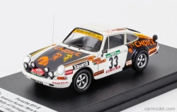 Trofeu Porsche 911s Coupe N 33 Rally Portugalsko 1978 Americo Nunes - Mira Amaral 1:43 Biela Čierna