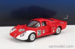 Ricko Alfa romeo 33.2 N 20 24h Daytona 1968 U.schutz - N.vaccarella 1:87 Červená Biela