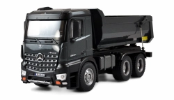 RC celokovový sklápěč Mercedes-Benz Arocs, černá