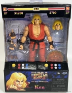 Jada Figures Ken - Ultra Street Fighter Ii - The Final Challengers - Cm. 15.5 - Action Figure 1:10 Červená Růžová