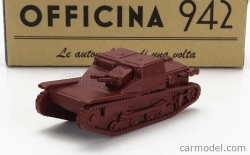 Officina-942 Fiat L3/33 Ansaldo Tank Carro Veloce 1933 1:76 Tmavo červená