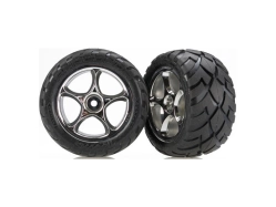 Traxxas koleso 2.2", disk Tracer strieborný, pneu Anaconda (2) (zadné)