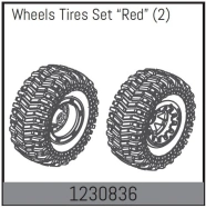 1230836 - Beadlock Wheel Set128*65mm - Red (2)