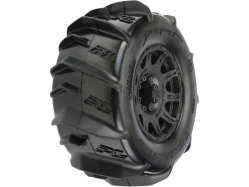 Kolesá Pro-Line 3,8", pneumatiky Dumont, čierny disk Raid H17 (2)