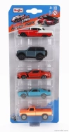Maisto Ford usa Set Assortment 5 Cars Pieces 1:64 Různé