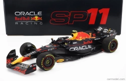 Minichamps Red bull F1  Rb19 Team Oracle Red Bull Racing N 11 4th Abu Dhabi Gp 2023 Sergio Perez 1:18 Matt Blue