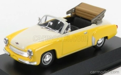 Minichamps Wartburg A311 Cabriolet 1958 1:43 žltá biela