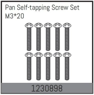 1230898 - M3*20 Pan self-tapping Screw Set (10)