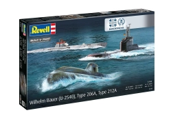 Plastic ModelKit ponorky 05186 – 70 Years Bundeswehr: Wilhelm Bauer, Type 206A, Class 2 (1:144)