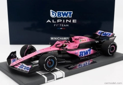Minichamps Alpine F1  A523 Team Bwt Alpine N 31 Season 2023 Esteban Ocon 1:18 Modrá Růžová