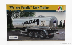 Italeri Trailer Tank Trailer For Truck - We Are Familiy - Trasporto Latte 1:24 /