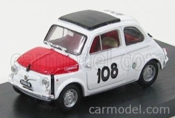 Brumm Fiat 500 595 Abarth N 108 1:43, bílá