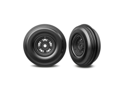 Traxxas kolo 3.2/4.9", disk Sand Car černý, pneu ribbed (přední) (pár)