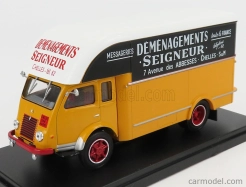 Edicola Renault 2.5t. Nákladný automobil Van Fourgon Demenagement Seigneur 1955 1:43 žlto-čierny