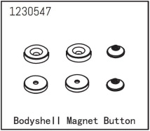 Bodyshell Magnet Button