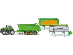 SIKU Farmer – Deutz so súpravou prívesov Joskin 1:87