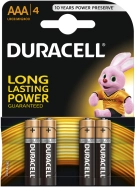 Batérie Duracell Basic AAA 4ks