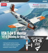 Model Kit lietadlo 12361 - USN T-34B Mentor "VT-5 Training Air Wing" (1:48)