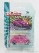 Majorette Volkswagen Beetle Kafer Maggiolino 1959 1:64 Pink