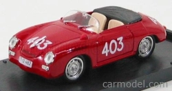 Brumm Porsche 356 Speedster N 403 Mille Miglia 1952 1:43 Red