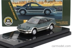 Paragon-models Toyota Mr2 Mki Lhd 1985 1:64 Zelená zlatá
